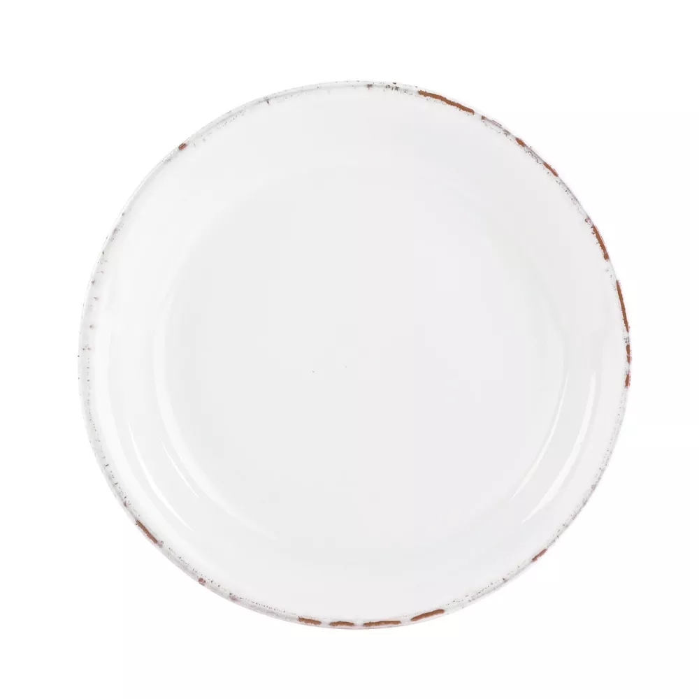 Vietri Bianco Salad Plate – White