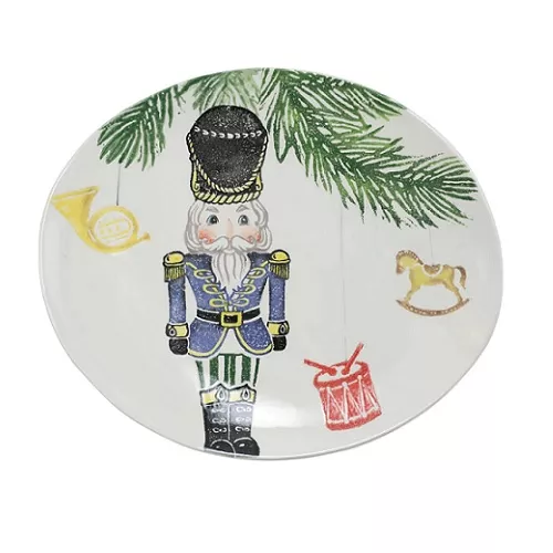 Vietri Nutcracker Oval Platter – Medium