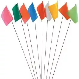 Vinyl Marking Flags, 3in by 2in