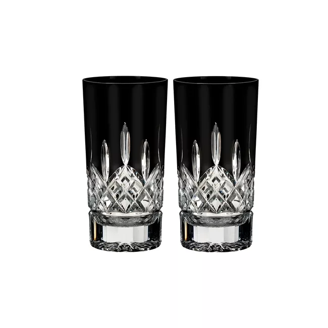 Waterford Lismore Black Hiball Pair