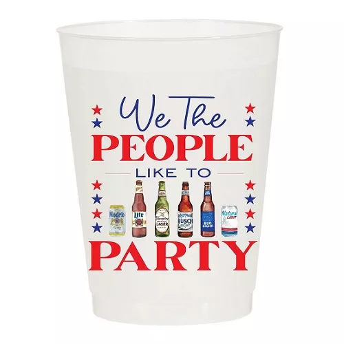 We The People Reusable Cups – Set of 10 Cups