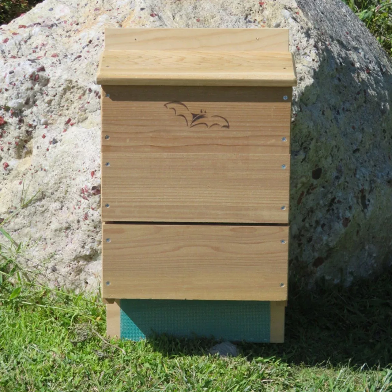 Wooden Bat House - Triple Chamber
