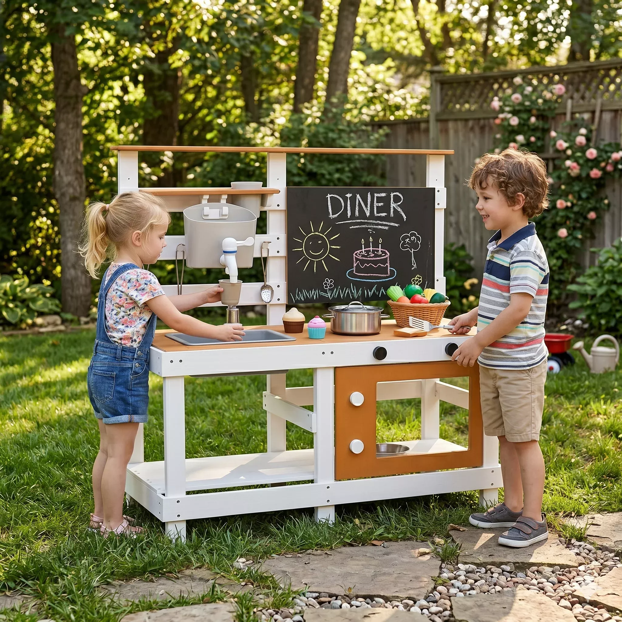 Woodland Mud Kitchen – Outdoor Play Kitchen